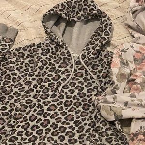 Nursing hoodie cheetah